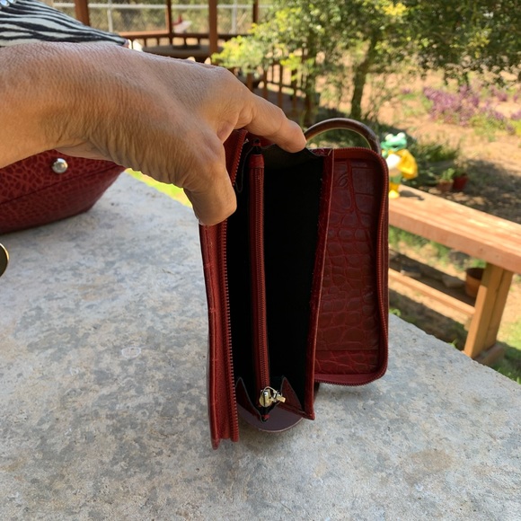 Ravianni Ladies Handbag & Matching Wallet & portfolio - all genuine leather - Picture 8 of 14